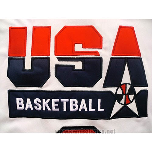 Camiseta USA 1992 Scottie Pippen #8 Blanco